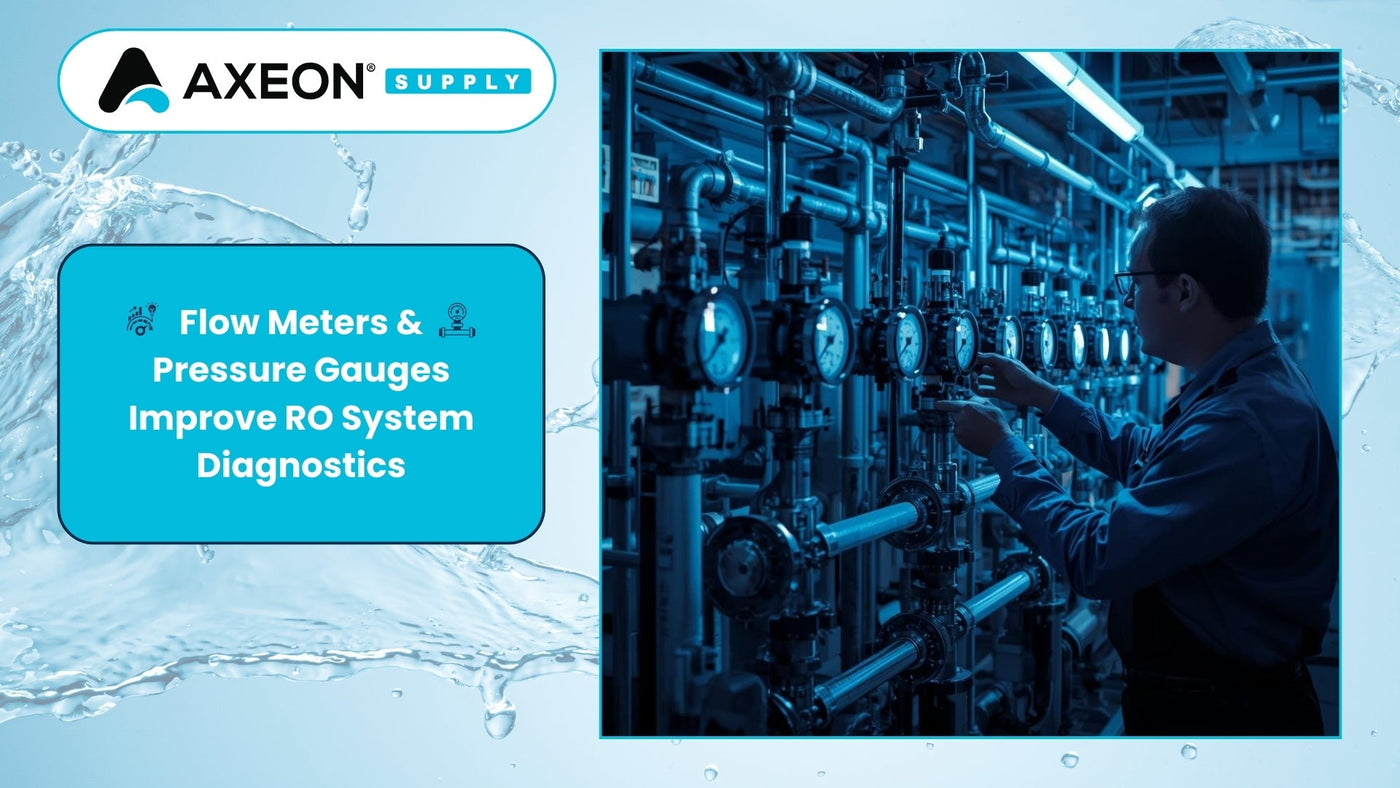 How Do Flow Meters and Pressure Gauges Improve RO System Diagnostics?