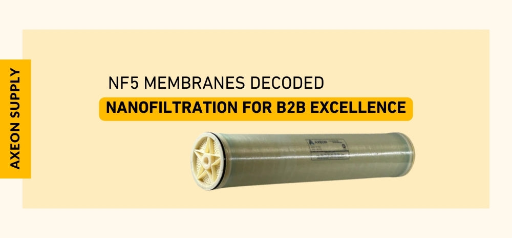 NF5 Membranes Decoded: Nanofiltration for B2B Excellence