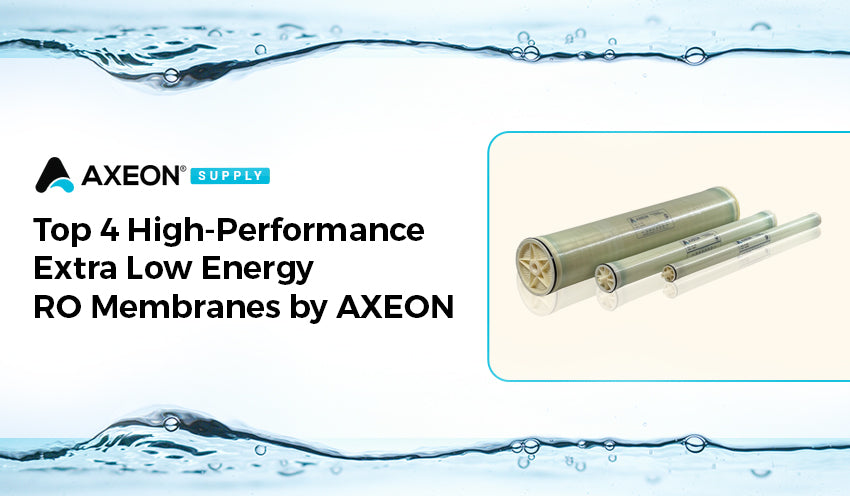 Top 4 High-Performance Extra Low Energy RO Membranes by AXEON