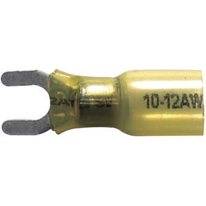 202769- TERMINAL, SPADE, 12-10 AWG, #10, INSULATED, YELLOW