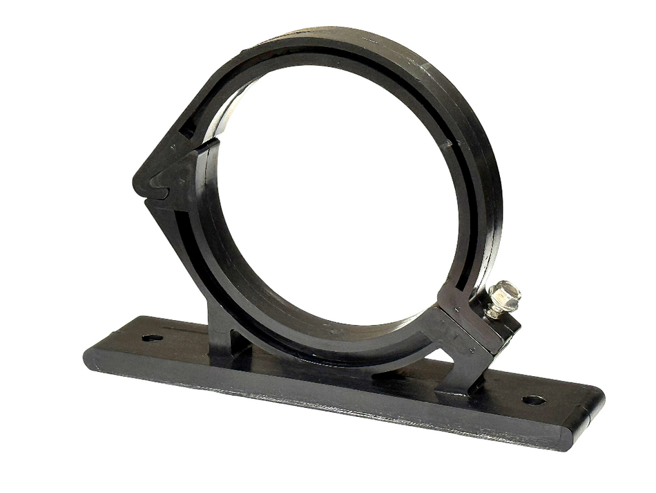 200589- CLAMP, SADDLE, NYLON, BLK, 4", SS, AXEON
