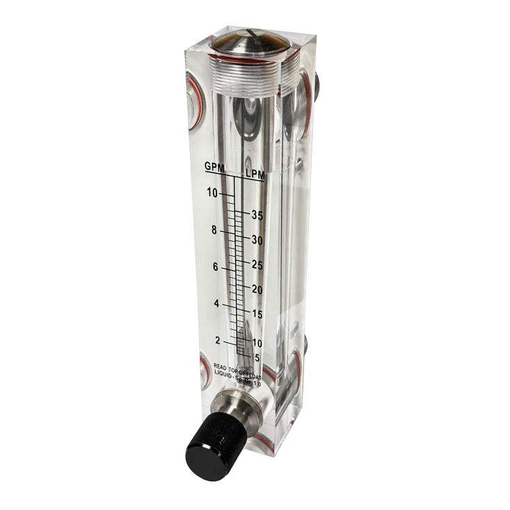 205105- METER, FLOW, PM, 2-10 GPM, SS VALVE, 1" MNPT X 1" MNPT, AXEON