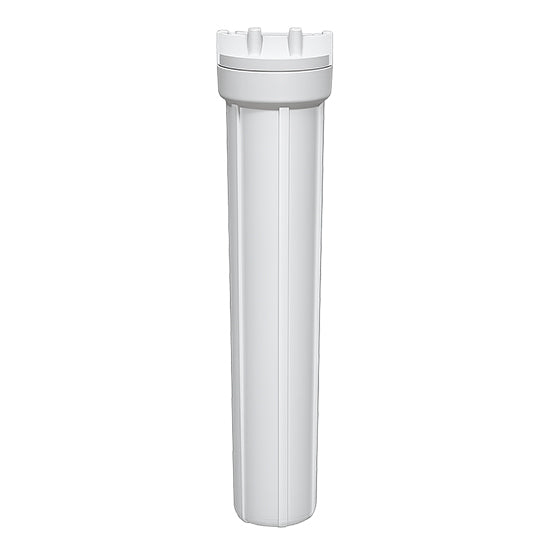 207294- HOUSING, FILTER, WHT/WHT, 2.5" X 20", SGL O-RING, NPR, 1/4" FNPT, SFH25, PENTAIR