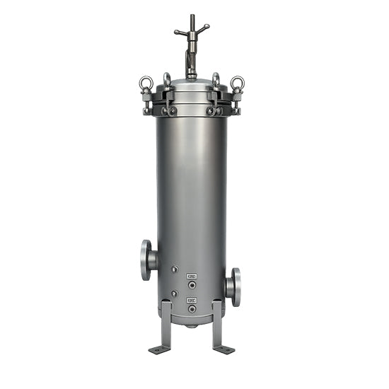 208983- HOUSING, MULTI-CART, SS, 304, 12 RND 30", 150 PSI, SHELCO