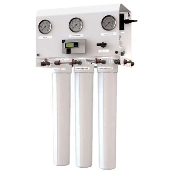 210581- SYSTEM, RO, LP-500 PLUS, 110V, 60HZ 1PH, AXEON, 20" FILTERS, AXEON