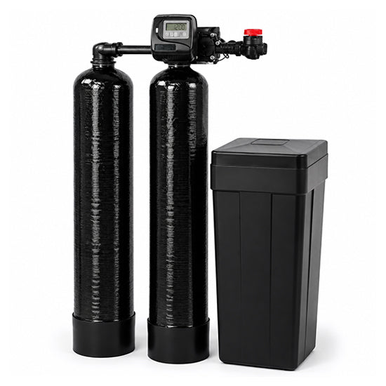 212217- SYSTEM, SOFTENER TWIN, CLACK IWPI512, METER, 1865, 1.25", AXEON