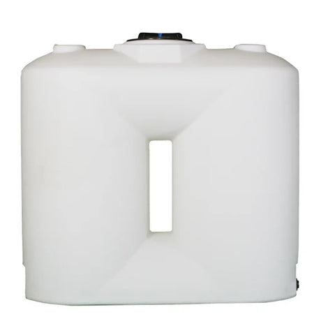 212625- TANK, ATMOSPHERIC, DOORWAY, 250 GAL, W/FITTING, WHITE