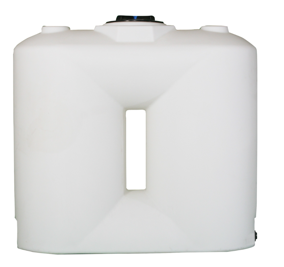 212625- TANK, ATMOSPHERIC, DOORWAY, 250 GAL, W/FITTING, WHITE