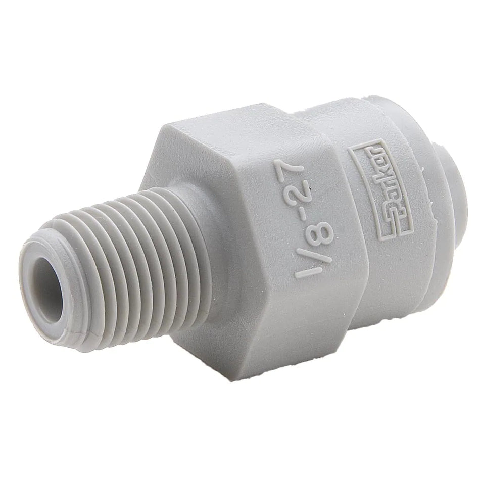 208226- CONNECTOR, MALE, 3/8" QC X 1/2" MNPT, PARKER