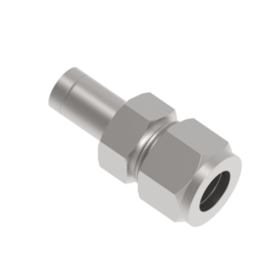 207220- REDUCER, 1/2" X 1/4", COMPRESSION, SS, HYLOK