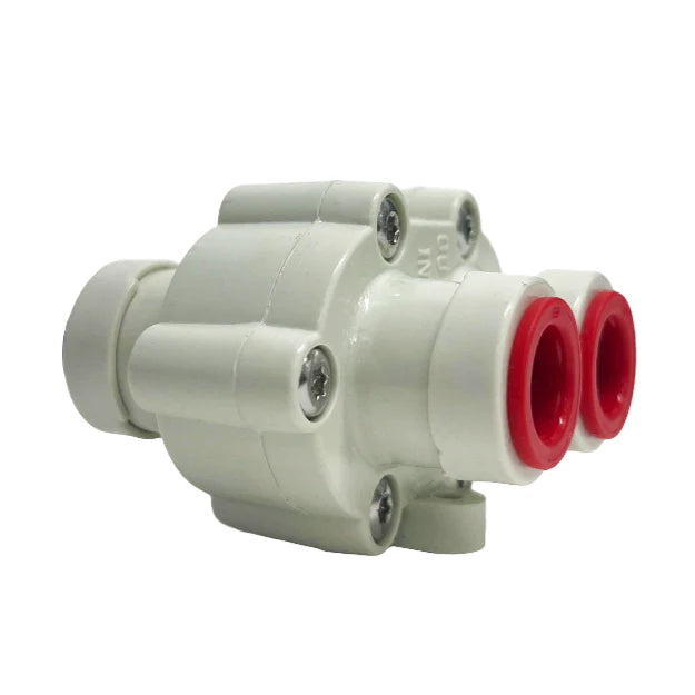 208079- VALVE, SHUT OFF, WHITE, 3/8" QC