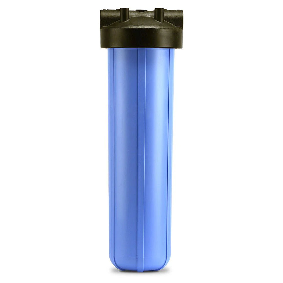 203649- HOUSING, FILTER, BLK/BLU, 4.5" X 20", SGL O-RING, NPR, 1" FNPT, PENTAIR