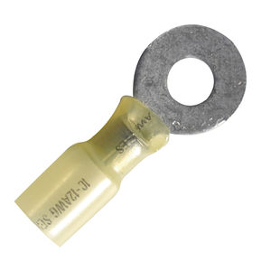 204269- TERMINAL, 5/16" RING, 12-16 AWG, INSULATED, YELLOW, FASTENAL