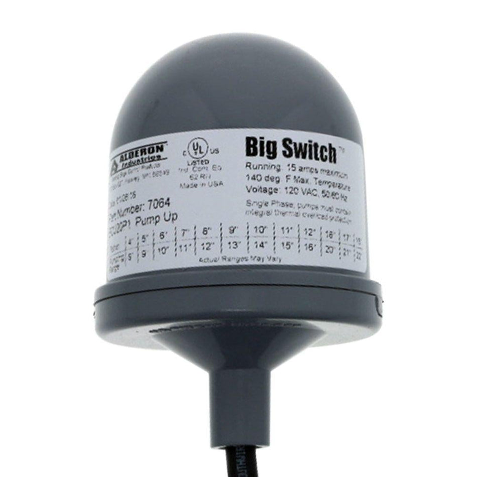 Float Switch 20' Cord Normally Open 220V