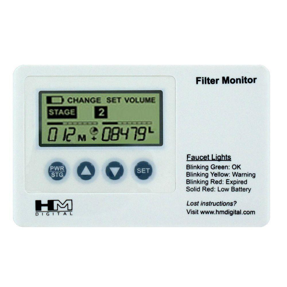 HM Digital FM-2 Filter Monitor With Flow Sensor and Volumizer