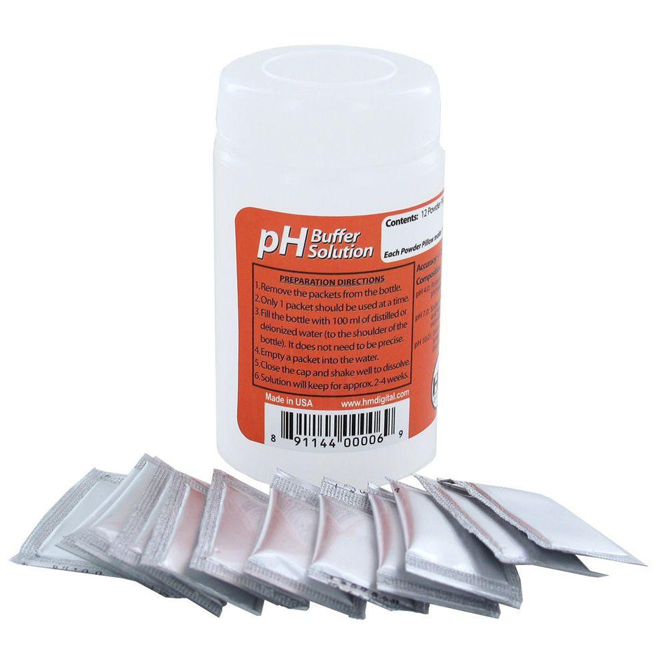HM Digital pH Buffer Solution Variety Pack